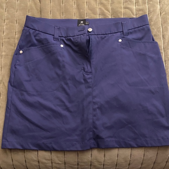 Daily Sports Dresses & Skirts - Daily Sports Navy Performance Skort with Front Details